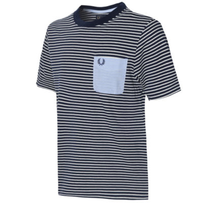 Fred Perry Striped Pocket T-Shirt