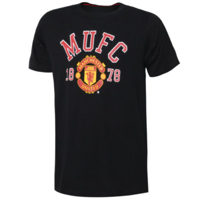 Official Team Manchester United Crest T-Shirt