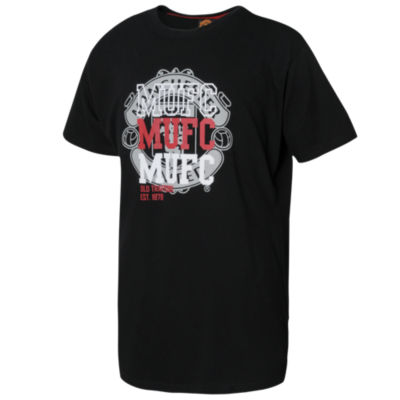 Official Team Manchester United Stack T-Shirt