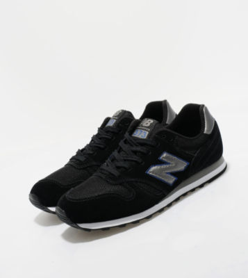 373 Mesh Black/Matte Silver/White