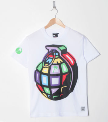 Warhola Grenade T-Shirt White/Black