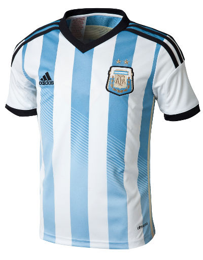 Buy your Argentina football shirt (Home & Away Kits)
